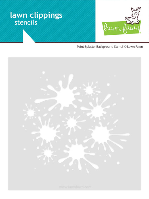 Lawn Fawn - Background Stencils - Paint Splatter