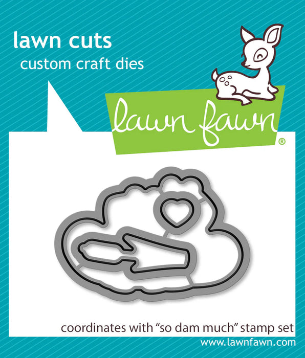 Lawn Fawn - Custom Craft Die - So Dam Much