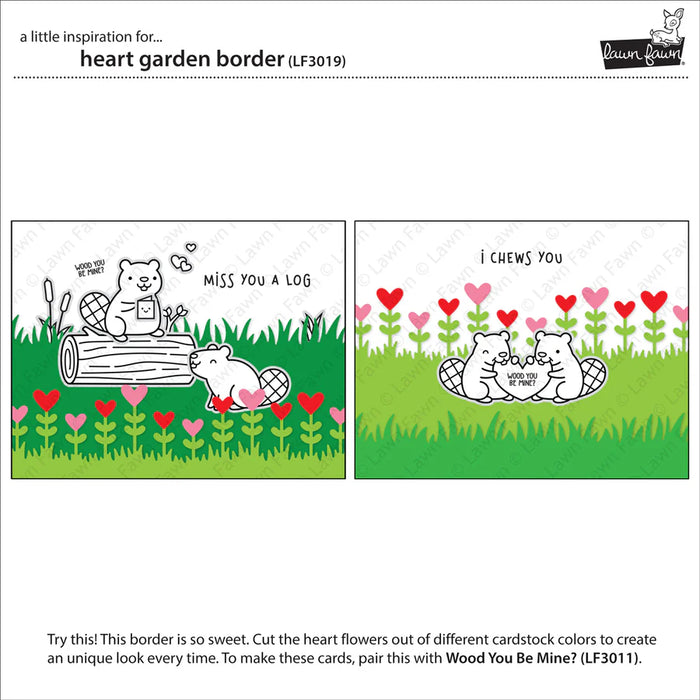 Lawn Cuts  - Heart Garden Border