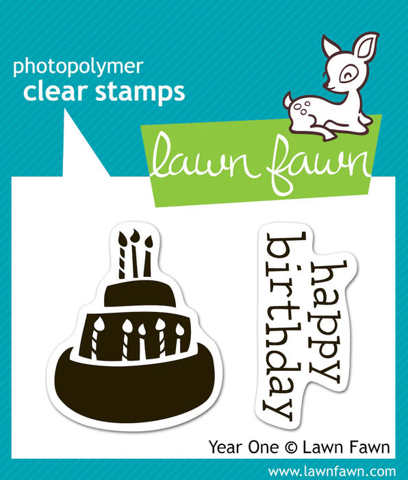 Lawn Fawn - Clear Stamp - Year One