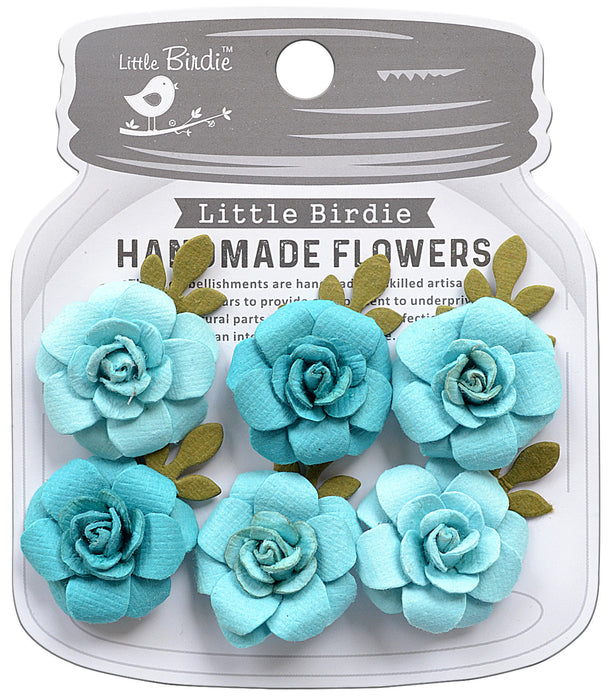 Little Birdie - Amica Paper Flowers 6/Pkg - Songs Of The Sea