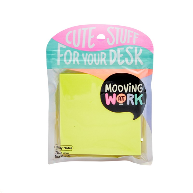 Mooving Sticky Notes – 76x76 mm, 100 Sheets