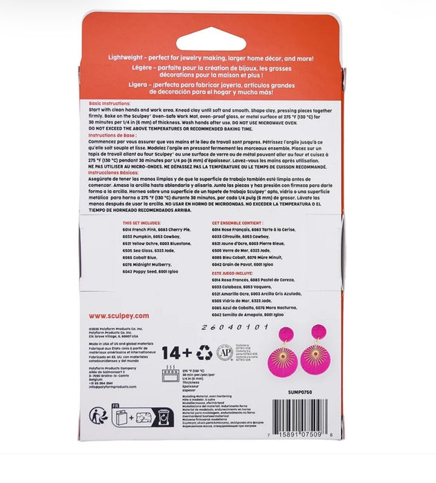 Sculpey Soufflé Multipack 12 Pc
