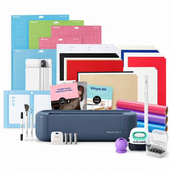 Cricut Maker 5 Machine - Doodles Softy Bundle Plus Workshop