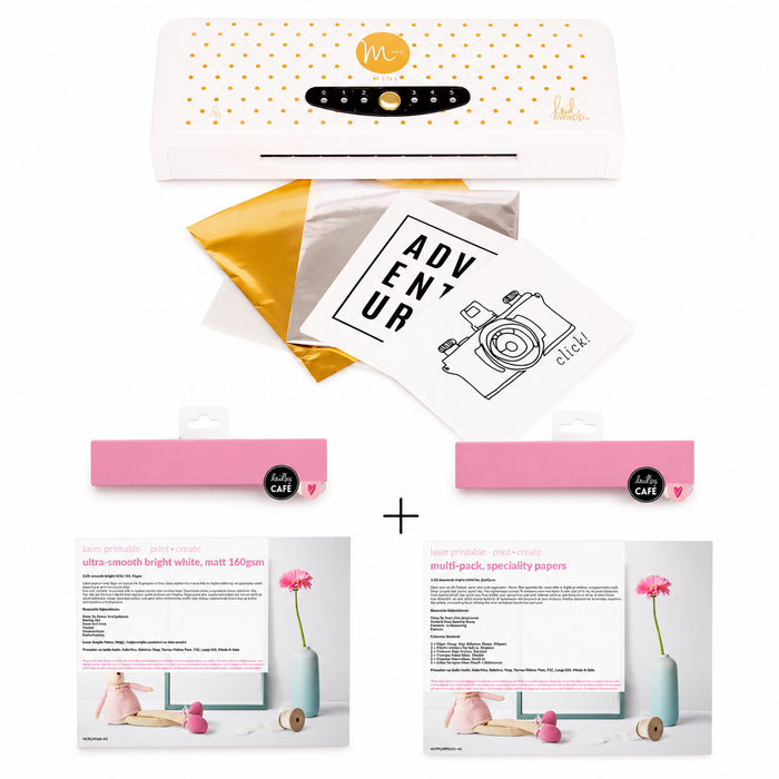 Heidi Swapp - Mini Minc 6" Foil Applicator (EU Version) + Bonus Paper packs