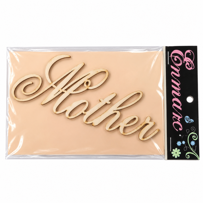 Doodles - Enmarc - "Mother" Chipboard Embellishment