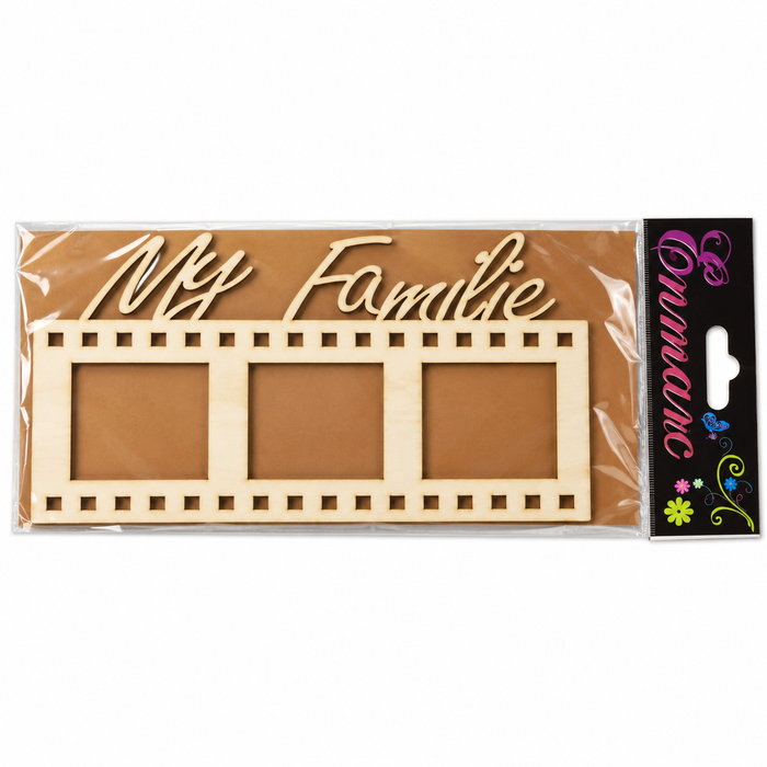Doodles - Enmarc - “My Familie” Wooden Film Strip Collage Photo Frame