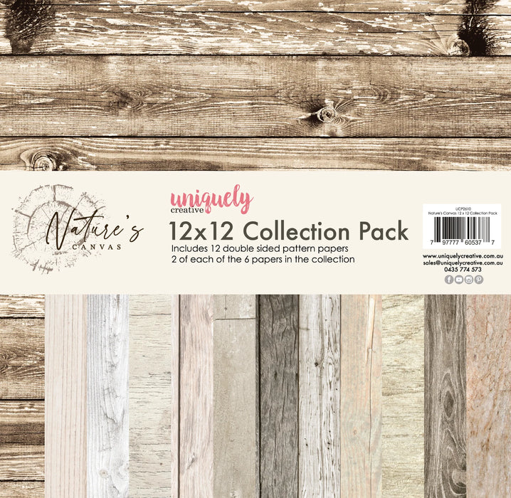 Uniquely Creative - Nature's Canvas Collection - Paper Pack (12 Sheets)