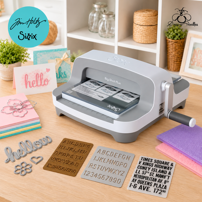 Sizzix - Big Shot Plus Machine - A4 - Tim Holtz Bundle - New Model Design