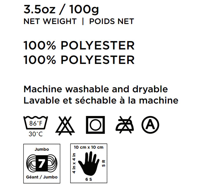 Lion Brand Off The Hook Yarn - Blue Sapphire