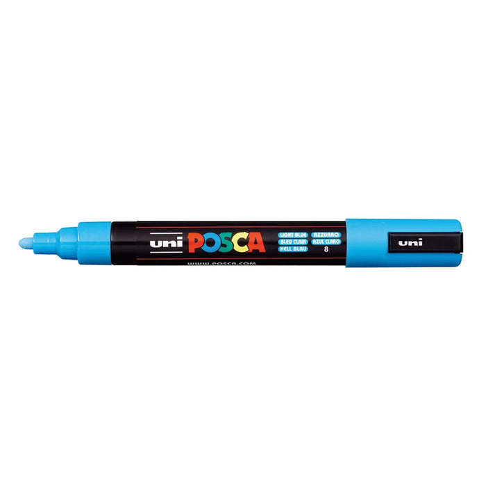 Posca PC-5M Light Blue Paint Marker Bullet shaped