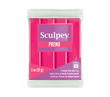 Sculpey Premo Premium Oven-Bake Clay 2oz - Fluorescent Pink