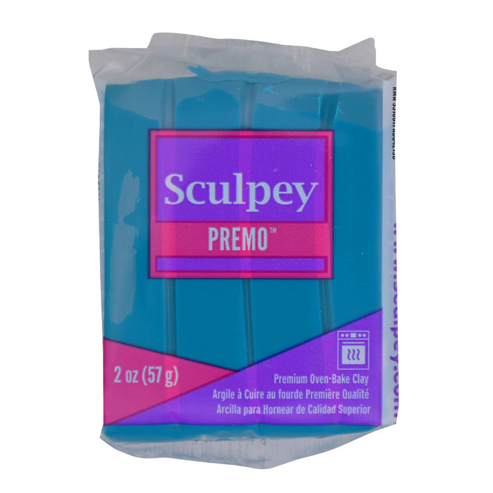 Sculpey Premo Polymer Clay 2oz Teal