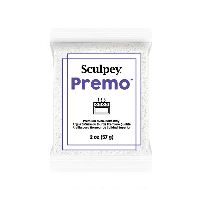 Sculpey - Premo Accents Oven - Bake Clay 2oz - Frost White