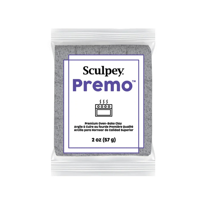 Sculpey - Premo Premium Oven - Bake Clay 2oz - Gray Granit