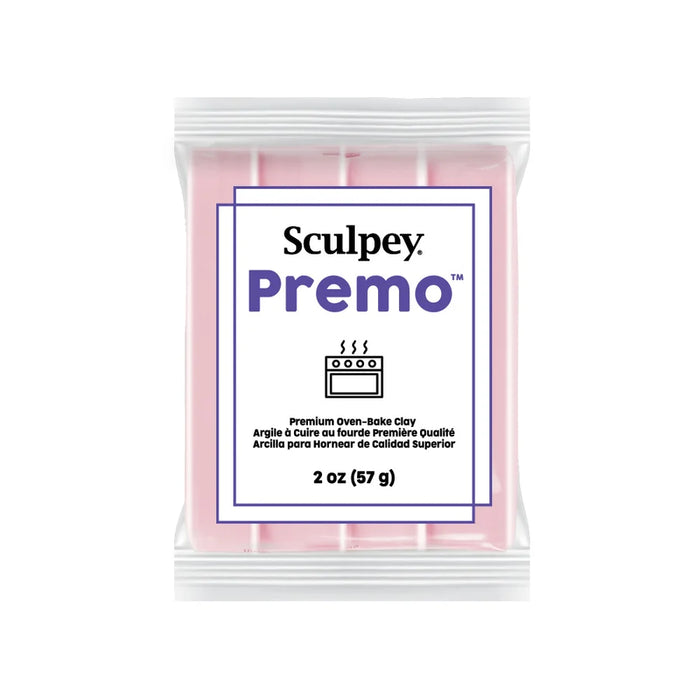 Sculpey - Premo Premium Oven - Bake Clay 2oz - Light Pink