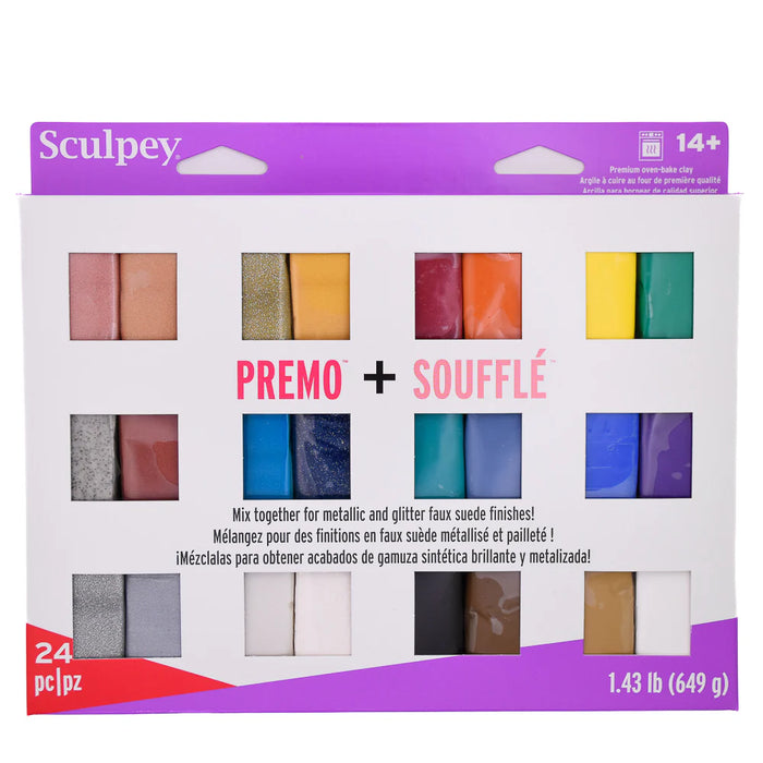Sculpey Premo & Soufflé Multi-Pack 24 pc