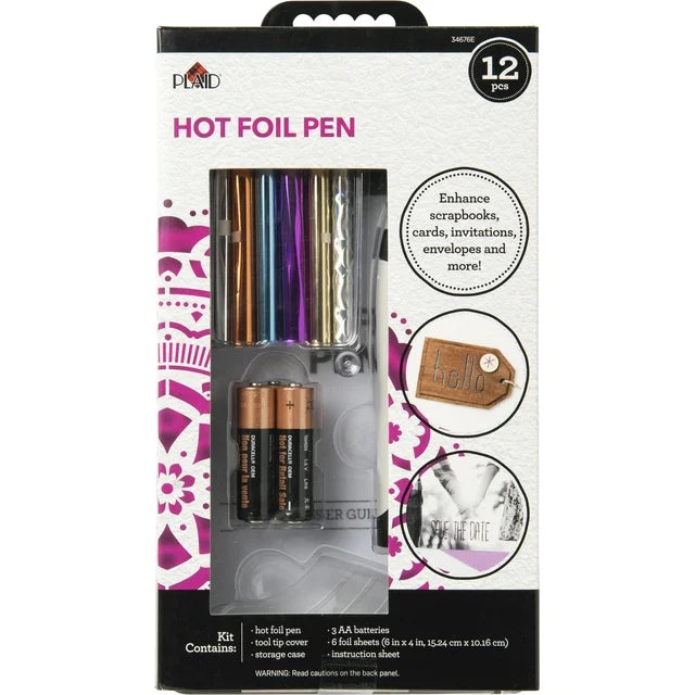 Plaid Crafting Tools Hot Foil Pen - 12 Piece