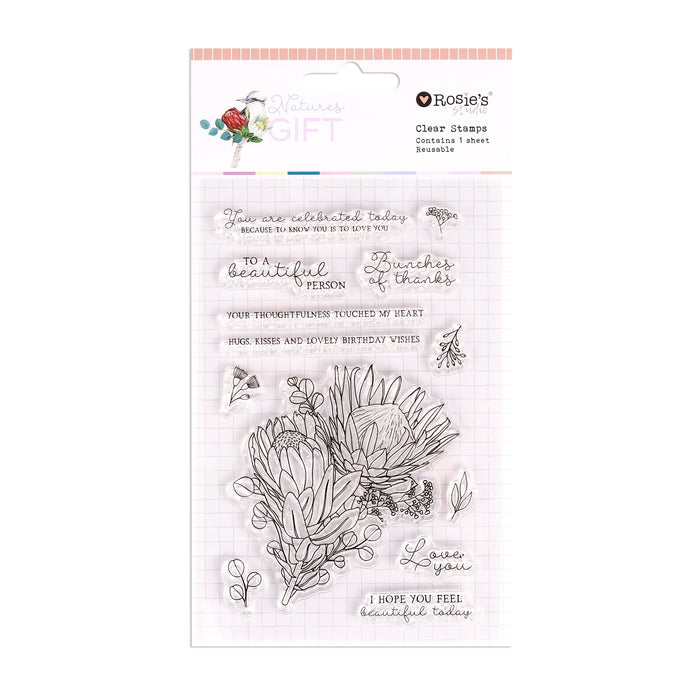 Rosie's Studio - Nature's Gift Clear Stamp