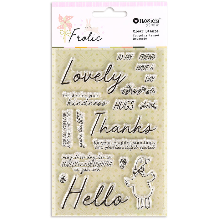 Rosie's Studio - Frolic Clear Stamp