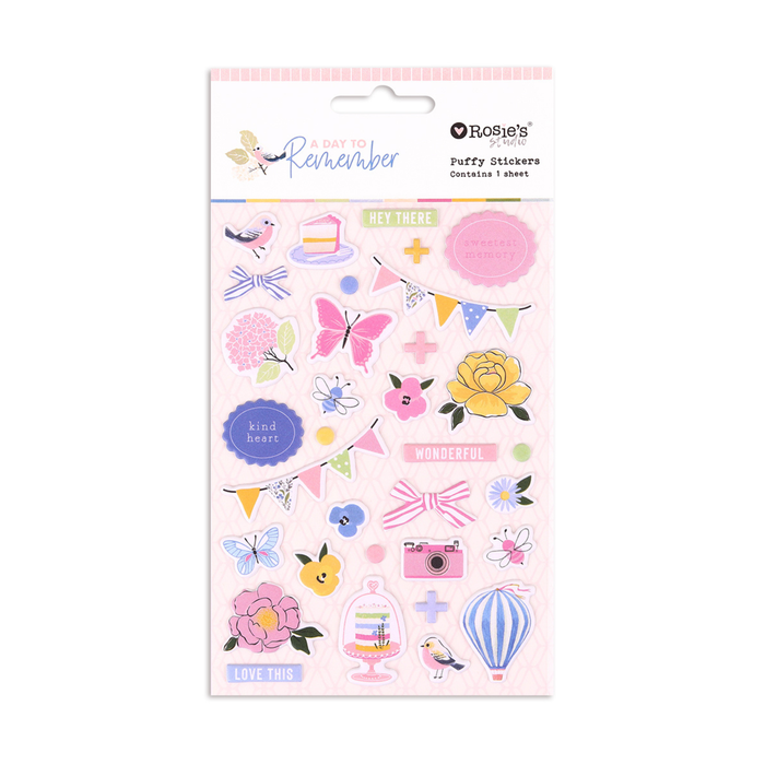 Rosie's Studio - Day to Remember Puffy Stickers
