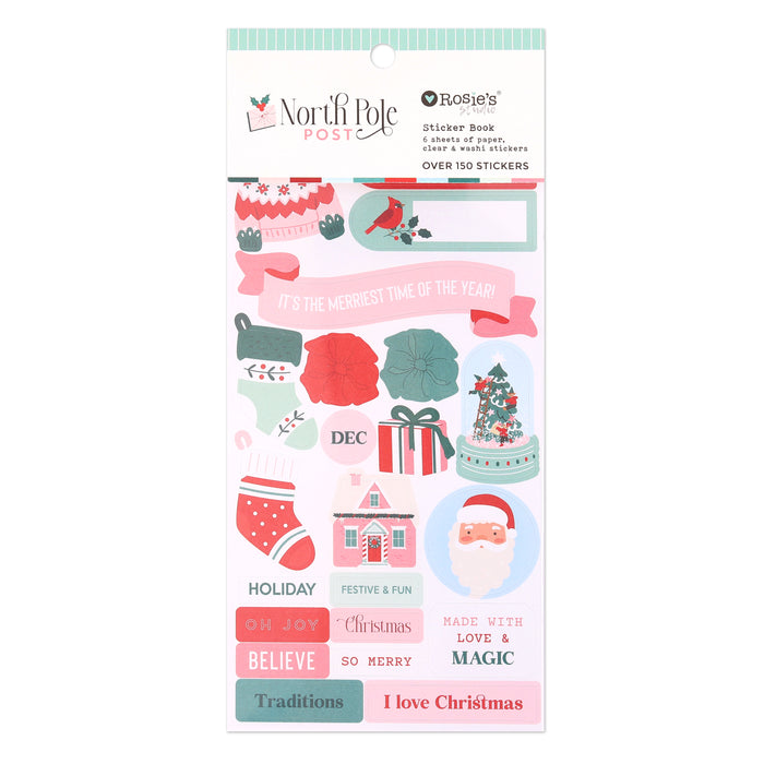 North Pole Post Sticker Book