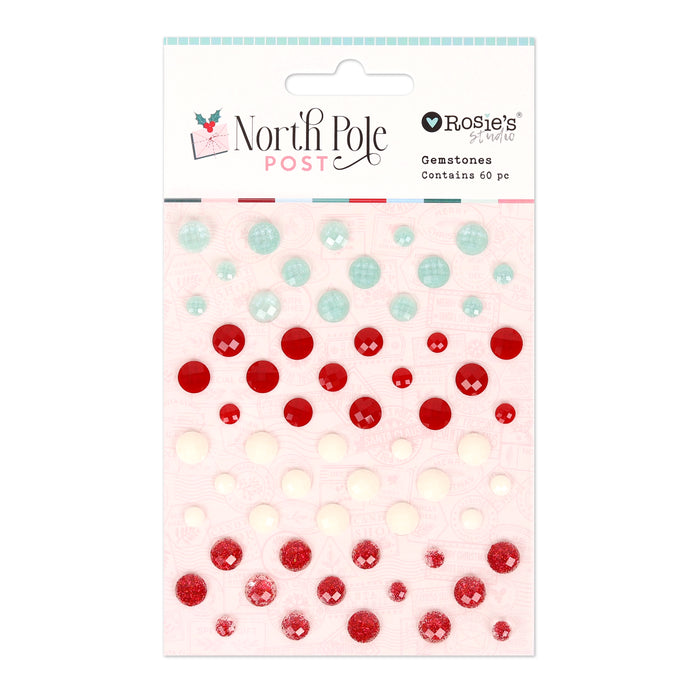 Rosie's Studios - North Pole Post Gemstones 60 Pieces