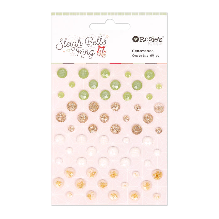 Rosie's Studios - Sleigh Bells Ring Gemstones 60 Pieces
