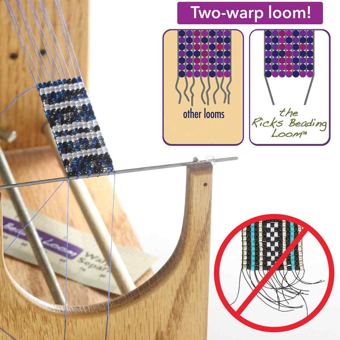 Beadsmith- Ricks Beading Loom the Two Warp Loom