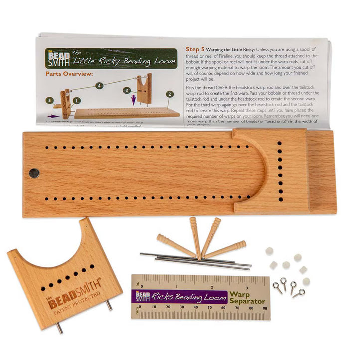 Beadsmith-Little Ricky Beading Loom the two warp Loom