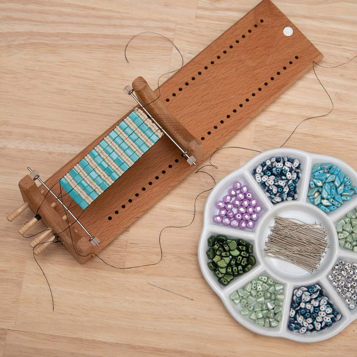 Beadsmith-Little Ricky Beading Loom the two warp Loom