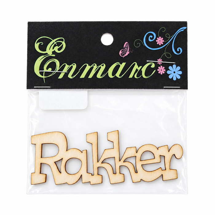 Doodles - Enmarc - "Rakker" Chipboard Embellishment