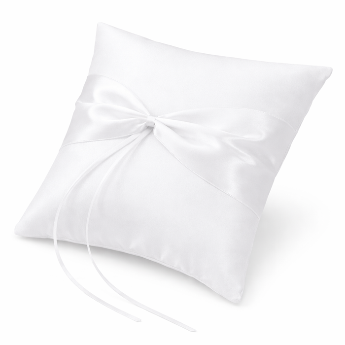Victoria Lynn-Ring Pillow Design Your Own, White