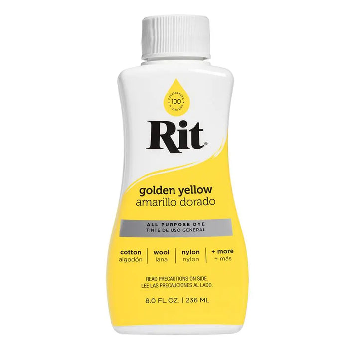 Rit Dye - All-Purpose Liquid 8oz - Golden Yellow 236ml