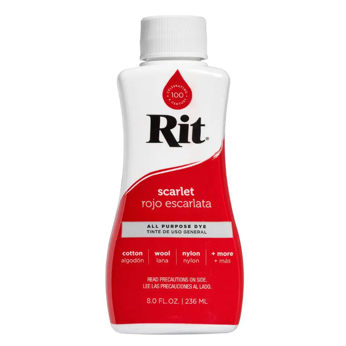 Rit Dye - All-Purpose Liquid 8oz -  Scarlet 236ml