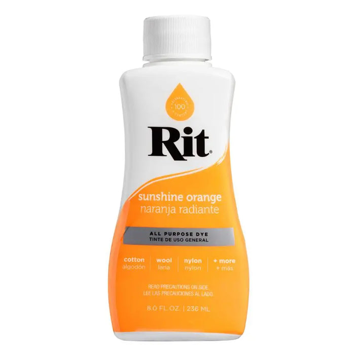 Rit Dye - All-Purpose Liquid 8oz - Sunshine Orange 236ml