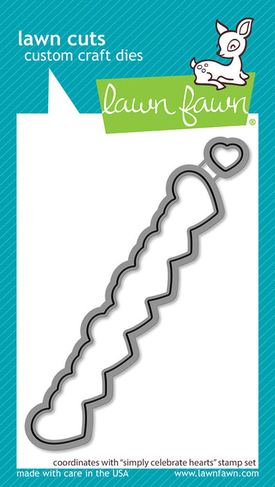 Lawn Fawn - Custom Craft Die - Simply Celebrate Hearts