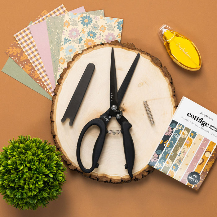 Tonic Studios - Tim Holtz - Recoil Scissors - 9.5 Inches