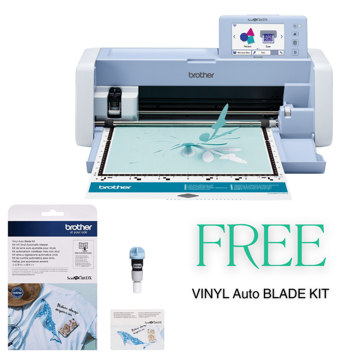 Brother - SDX1200 - ScanNCut Electronic Cutter Super Bundle with Auto Vinyl Blade Kit - Limited Offer