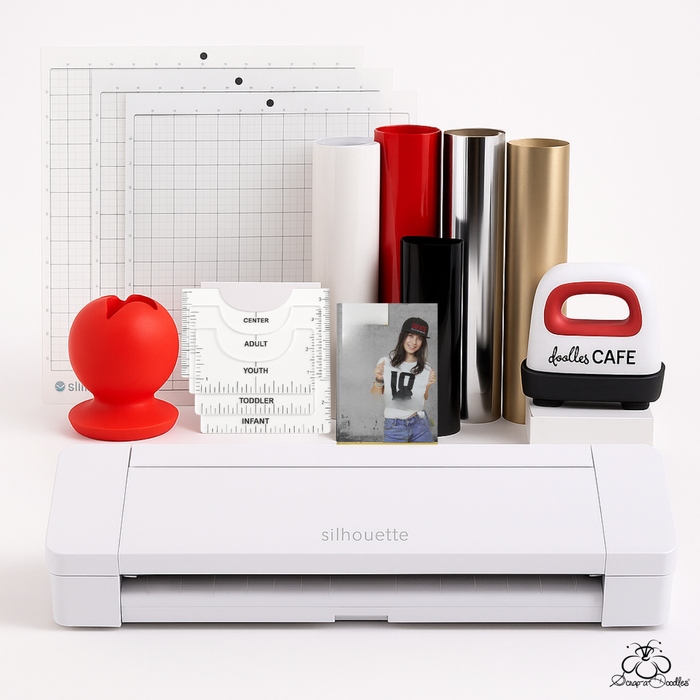 Silhouette Cameo 5 Electronic Cutter - Super Doodle Bundle with Workshop