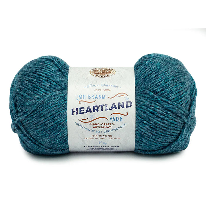 Lion Brand Heartland Yarn-Glassier Bay