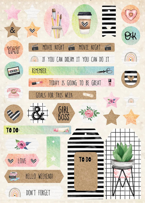 Studio Light - A4 DIY Block - Love to Create