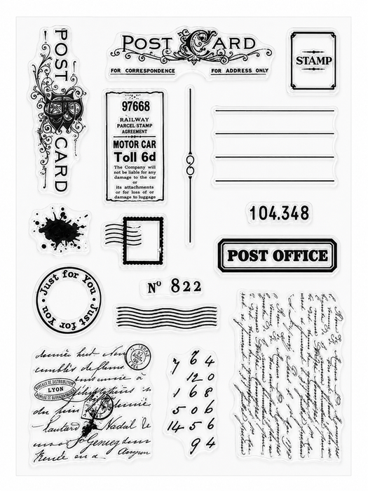 Doodles - Clear Stamps - Post Office