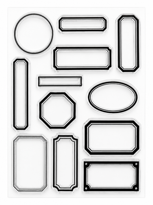 Doodles - Clear Stamps - Labels