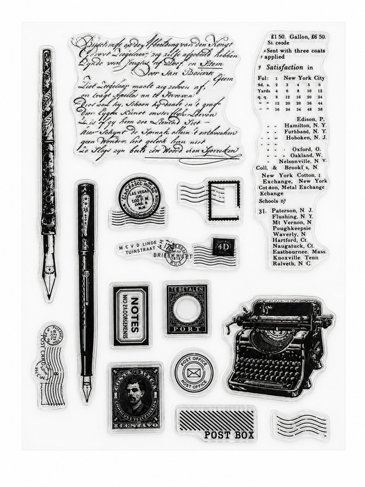 Doodles - Clear Stamps - Writing Set