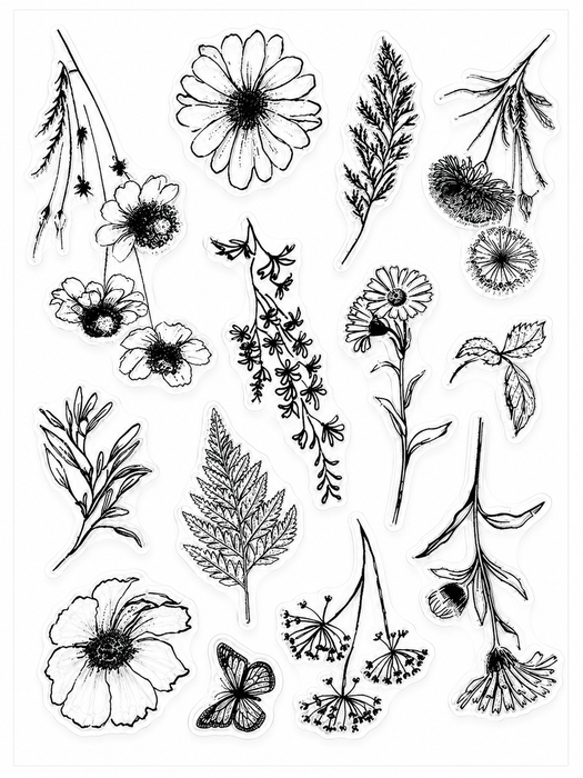 Doodles - Clear Stamps - Flowers