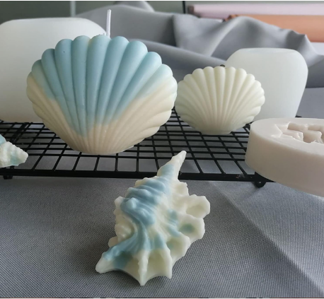 Pacifrica - Candle making kit with silicone mold me-shell