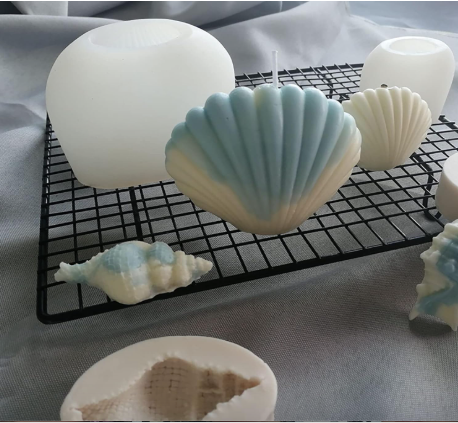 Pacifrica - Candle making kit with silicone mold me-shell