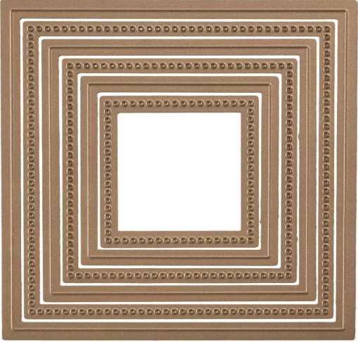 Spellbinders -Hemstitch Squares Etched/Wafer Thin Dies