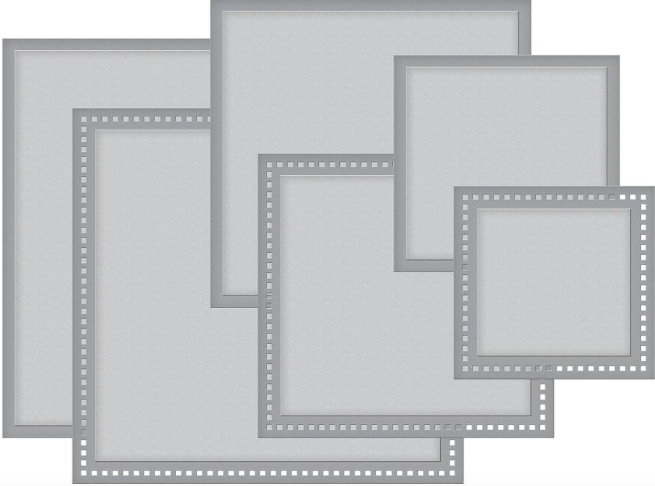 Spellbinders -Hemstitch Squares Etched/Wafer Thin Dies